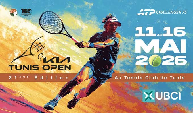 L'UBCI s'engage pour la 3e fois au Kia Tunis Open 2026